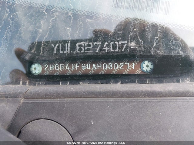2010 Honda Civic Sport მანქანა იყიდება აუქციონზე, vin: 2HGFA1F64AH030271, აუქციონის ნომერი: 12672270