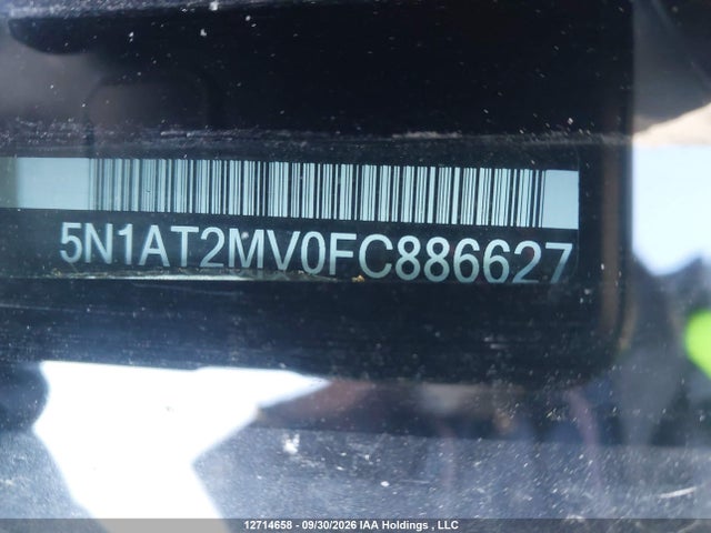 Продаж на аукціоні авто 2015 Nissan Rogue S/sl/sv, vin: 5N1AT2MV0FC886627, номер лоту: 12714658