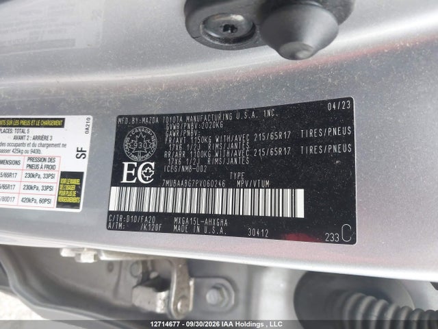 Toyota Corolla Cross Le 2023 7MUBAABG7PV060246 Image 9