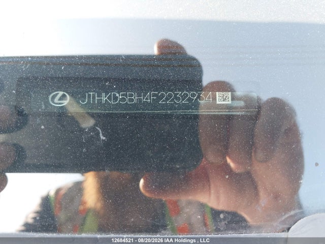 2015 Lexus Ct 200h მანქანა იყიდება აუქციონზე, vin: JTHKD5BH4F2232934, აუქციონის ნომერი: 12684521