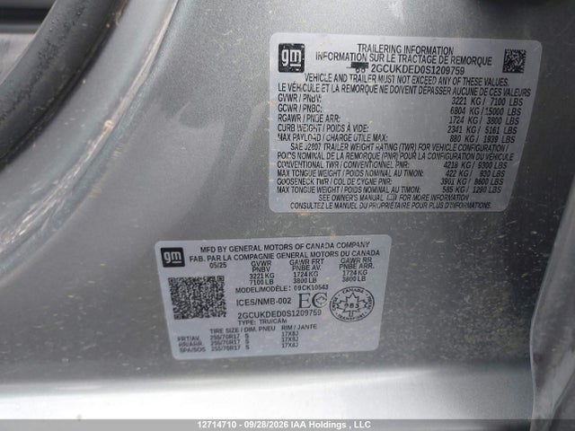 Chevrolet Silverado K1500 Lt 2025 2GCUKDED0S1209759 Image 18