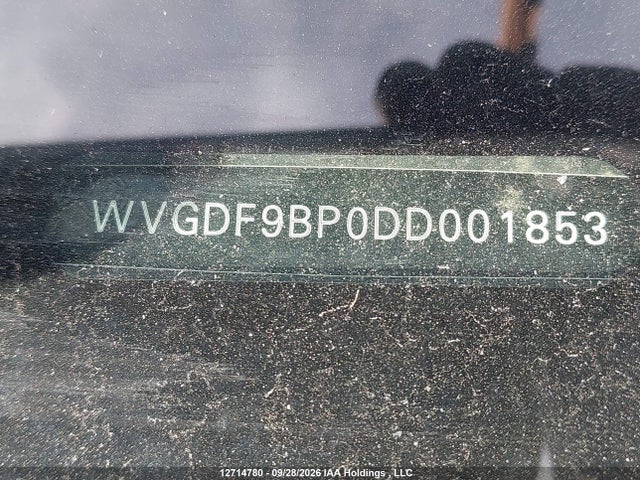 Продаж на аукціоні авто 2013 Volkswagen Touareg V6, vin: WVGDF9BP0DD001853, номер лоту: 12714780