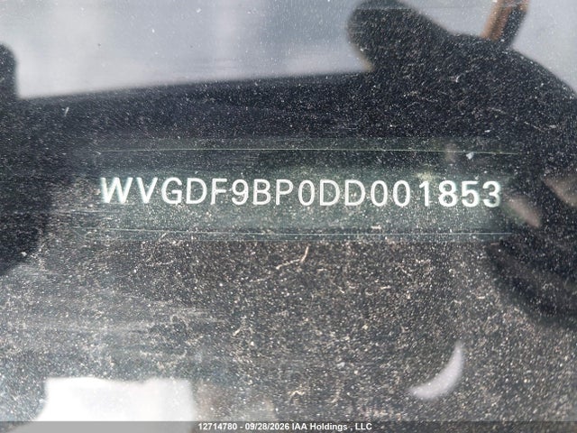 Продаж на аукціоні авто 2013 Volkswagen Touareg V6, vin: WVGDF9BP0DD001853, номер лоту: 12714780