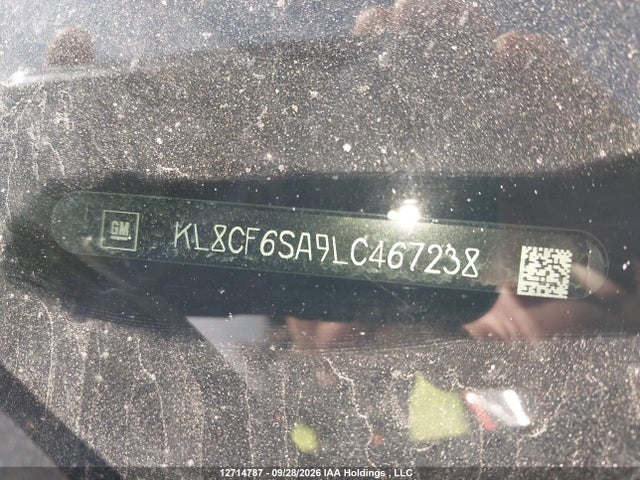 12714787 :رقم المزاد ، KL8CF6SA9LC467238 vin ، 2020 Chevrolet Spark 2lt Cvt مزاد بيع