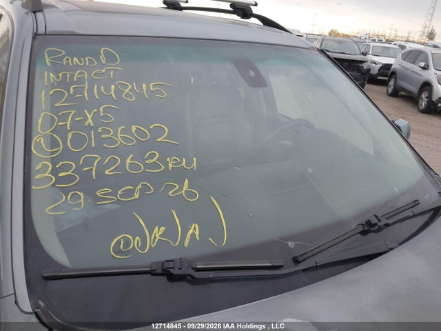 Aukcja sprzedaży 2007 Bmw X5 3.0i, vin: 5UXFE43517L013602, numer aukcji: 12714845