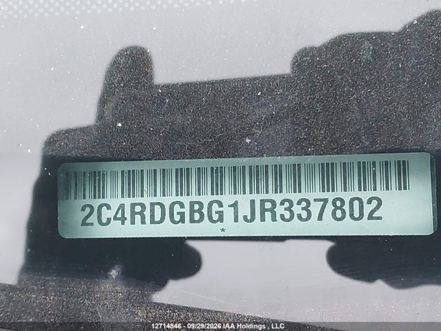 Продажа на аукционе авто 2018 Dodge Grand Caravan Se, vin: 2C4RDGBG1JR337802, номер лота: 12714846