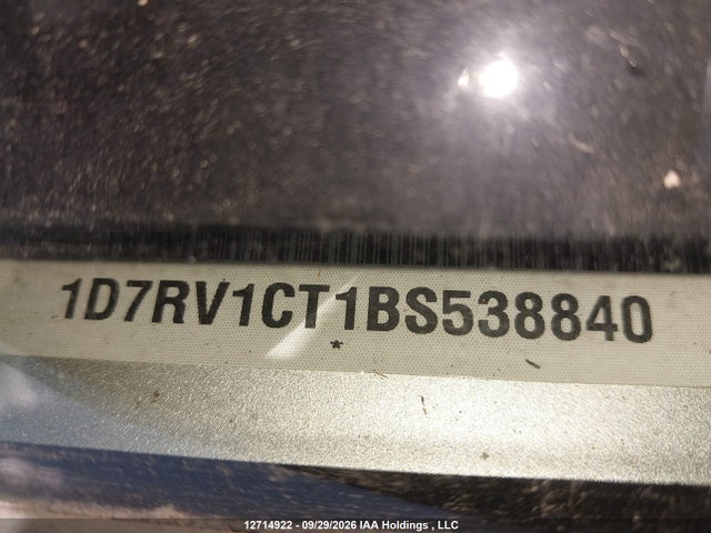 Aukcja sprzedaży 2011 Ram 1500, vin: 1D7RV1CT1BS538840, numer aukcji: 12714922