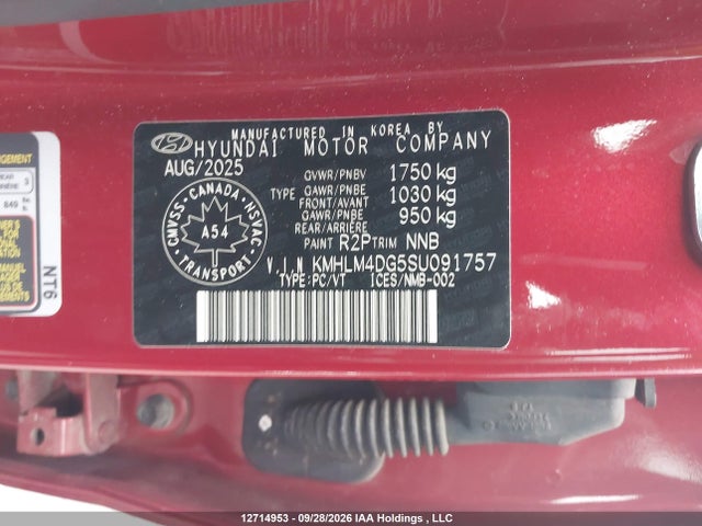 Hyundai Elantra 2025 KMHLM4DG5SU091757 Image 9