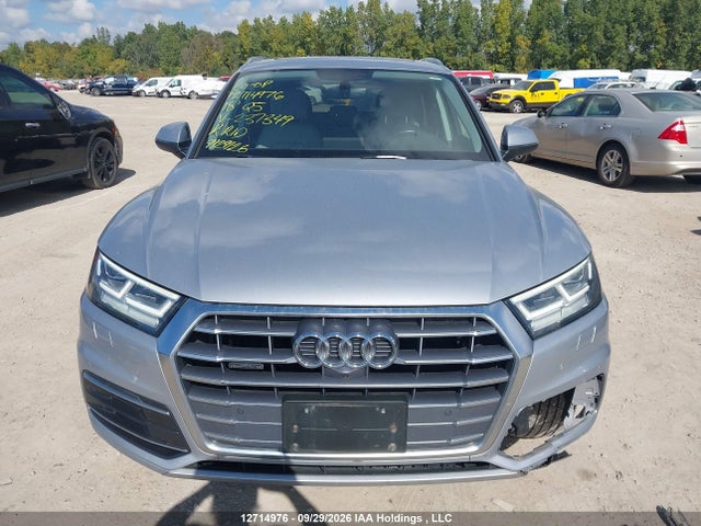 12714976 :رقم المزاد ، WA1BNAFY1J2237349 vin ، 2018 Audi Q5 2.0t Progressiv مزاد بيع