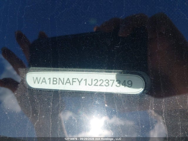 12714976 :رقم المزاد ، WA1BNAFY1J2237349 vin ، 2018 Audi Q5 2.0t Progressiv مزاد بيع