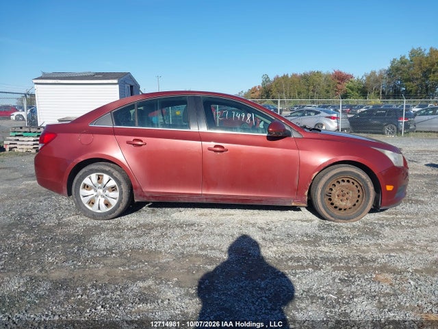 12714981 :رقم المزاد ، 1G1PF5SC8C7310192 vin ، 2012 Chevrolet Cruze Lt Turbo مزاد بيع