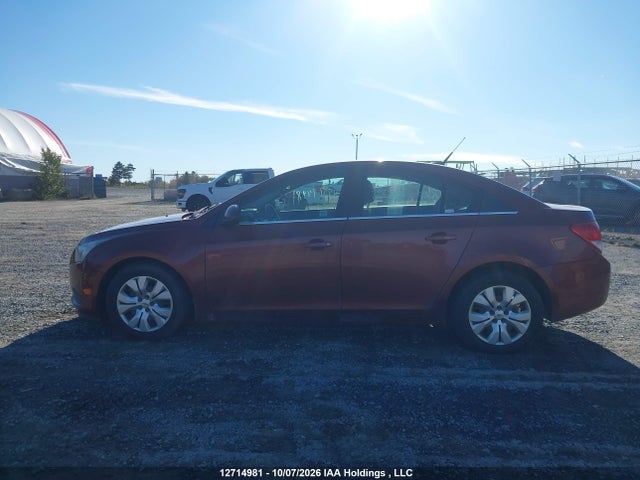 12714981 :رقم المزاد ، 1G1PF5SC8C7310192 vin ، 2012 Chevrolet Cruze Lt Turbo مزاد بيع