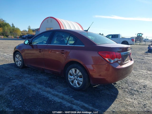 12714981 :رقم المزاد ، 1G1PF5SC8C7310192 vin ، 2012 Chevrolet Cruze Lt Turbo مزاد بيع