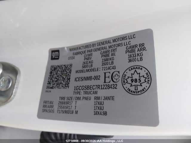 Chevrolet Colorado 2024 1GCGSBEC7R1228432 Image 18