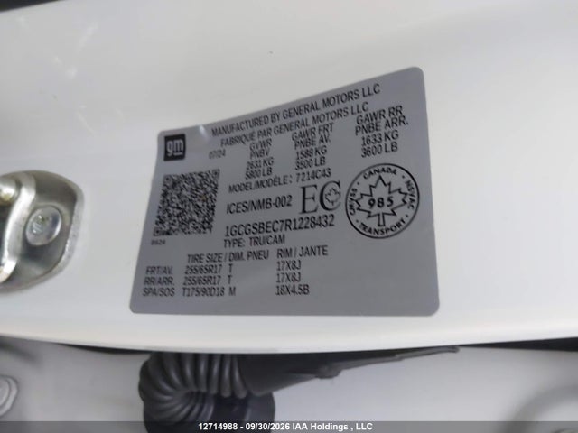 Chevrolet Colorado 2024 1GCGSBEC7R1228432 Image 9