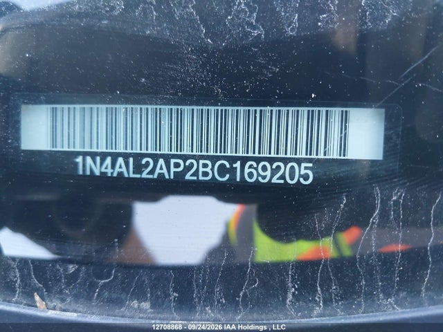 Продажа на аукционе авто 2011 Nissan Altima 2.5 S, vin: 1N4AL2AP2BC169205, номер лота: 12708868