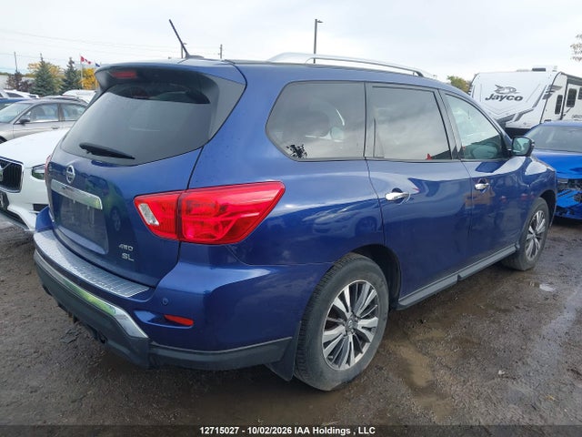 2018 Nissan Pathfinder S/sv/sl/platinum მანქანა იყიდება აუქციონზე, vin: 5N1DR2MM7JC672651, აუქციონის ნომერი: 12715027