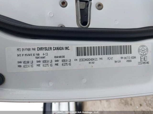 Продажа на аукционе авто 2013 Chrysler 300, vin: 2C3CCAAG0DH694121, номер лота: 12715041