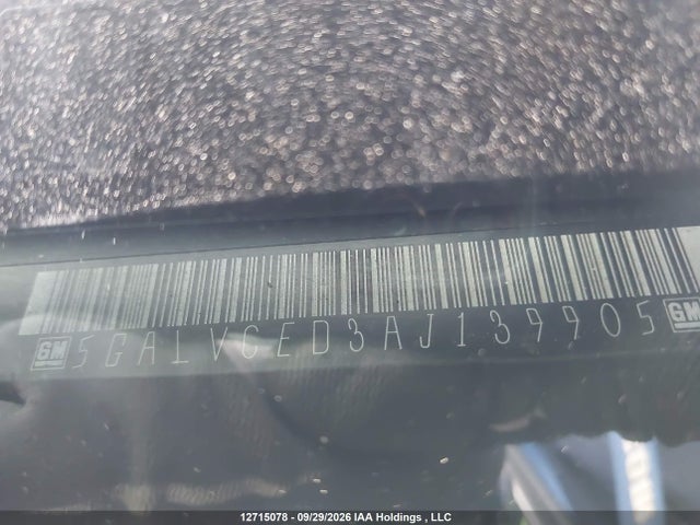 2010 Buick Enclave 2xl მანქანა იყიდება აუქციონზე, vin: 5GALVCED3AJ139905, აუქციონის ნომერი: 12715078