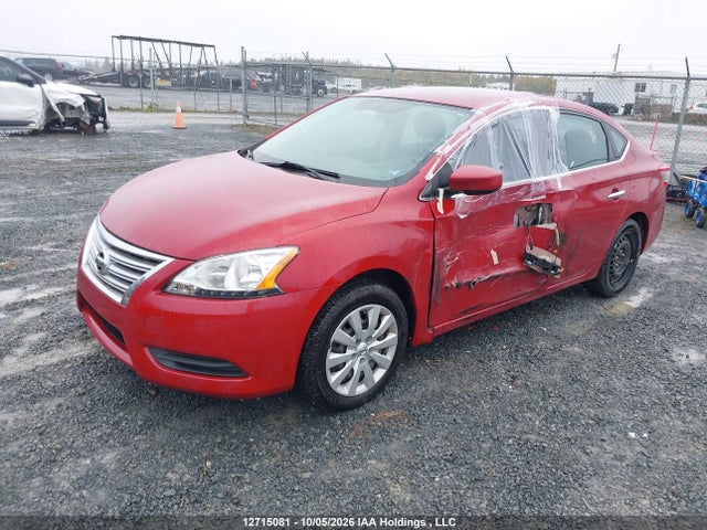 12715081 :رقم المزاد ، 3N1AB7AP0EL672012 vin ، 2014 Nissan Sentra 1.8 S/1.8 Sl/1.8 Sr/1.8 Sv مزاد بيع
