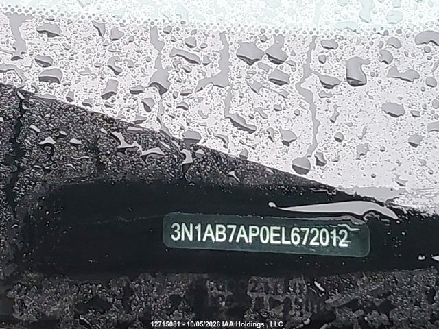 12715081 :رقم المزاد ، 3N1AB7AP0EL672012 vin ، 2014 Nissan Sentra 1.8 S/1.8 Sl/1.8 Sr/1.8 Sv مزاد بيع