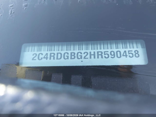 Dodge Grand Caravan Cvp/sxt 2017 2C4RDGBG2HR590458 Image 16