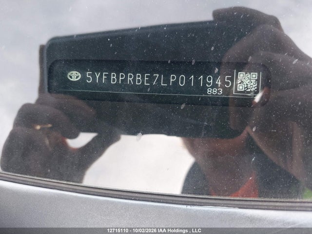 5YFBPRBE7LP011945 Toyota Corolla