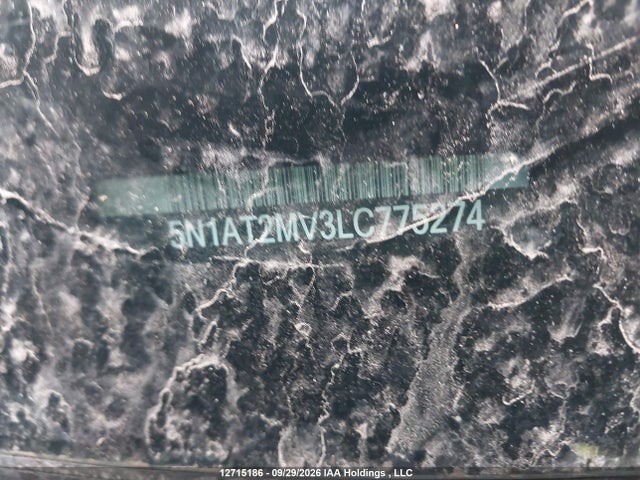 5N1AT2MV3LC775274 Nissan Rogue S/sl/sv