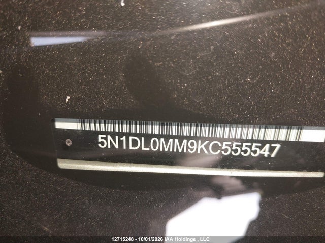 5N1DL0MM9KC555547 Infiniti QX60 PURE