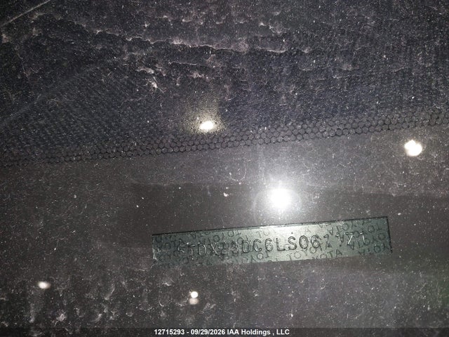 12715293 :رقم المزاد ، 5TDXZ3DC6LS061171 vin ، 2020 Toyota Sienna Se 8-passenger مزاد بيع