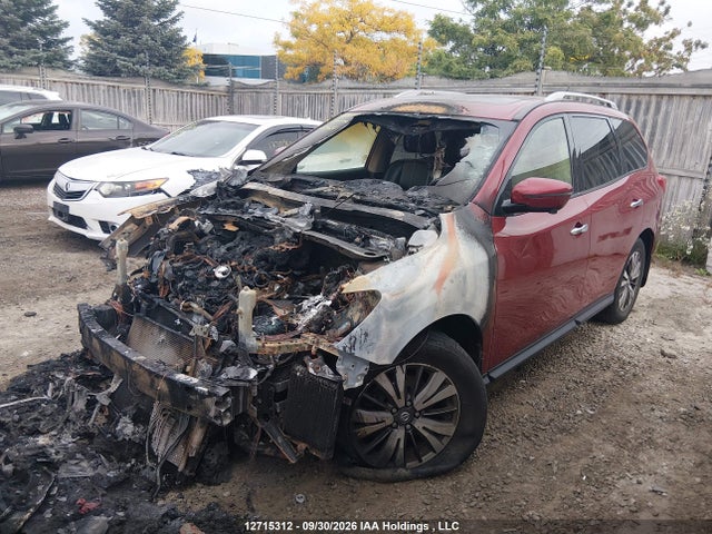 Auction sale of the 2018 Nissan Pathfinder S/sv/sl/platinum, vin: 5N1DR2MM8JC610420, lot number: 12715312
