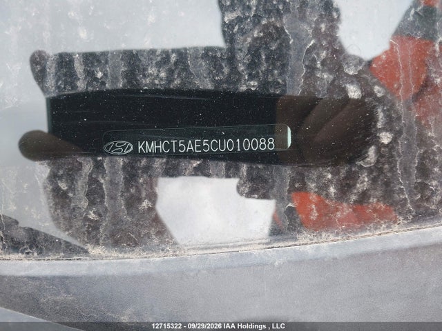 Продаж на аукціоні авто 2012 Hyundai Accent Gls/gs, vin: KMHCT5AE5CU010088, номер лоту: 12715322