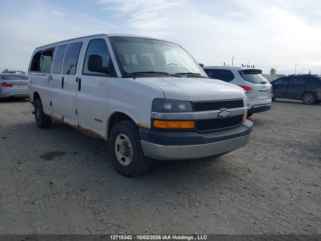 2006 Chevrolet Express G3500 მანქანა იყიდება აუქციონზე, vin: 1GAHG39U861120324, აუქციონის ნომერი: 12715342