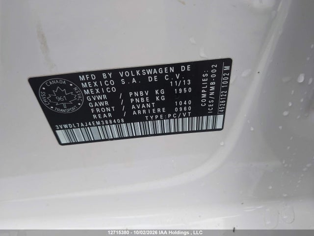 Volkswagen JETTA TDI 2014 3VWDL7AJ4EM388408 Image 20