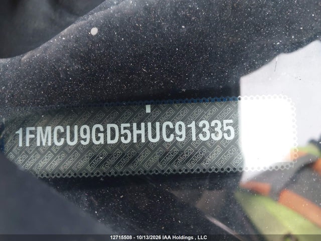 1FMCU9GD5HUC91335 Ford ESCAPE SE