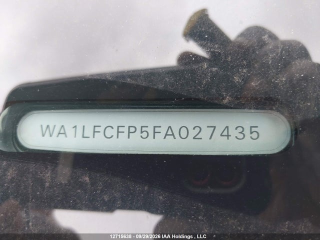 12715638 :رقم المزاد ، WA1LFCFP5FA027435 vin ، 2015 Audi Q5 2.0t Progressiv مزاد بيع