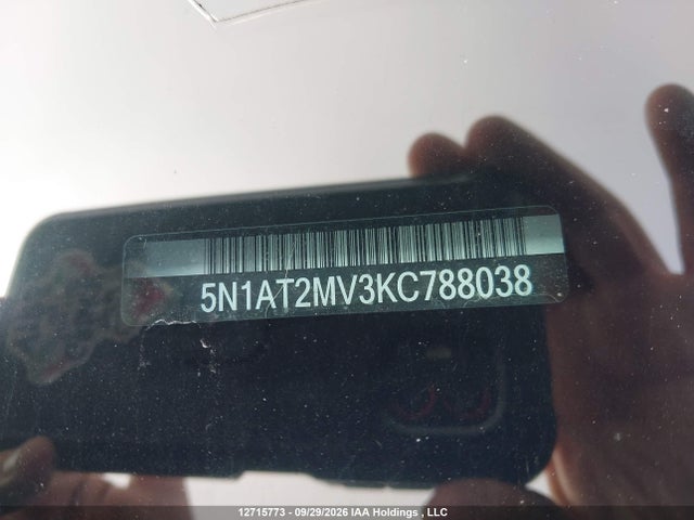 Aukcja sprzedaży 2019 Nissan Rogue S/sl/sv, vin: 5N1AT2MV3KC788038, numer aukcji: 12715773