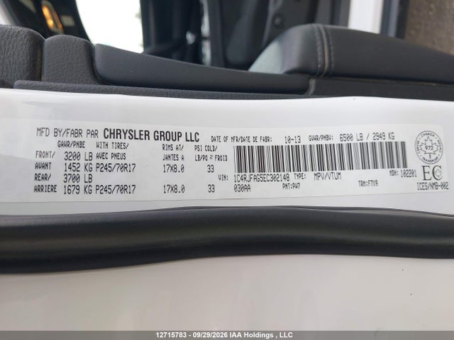 Продаж на аукціоні авто 2014 Jeep Grand Cherokee Laredo, vin: 1C4RJFAG5EC302148, номер лоту: 12715783