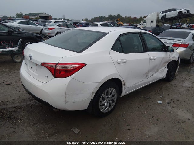 12715801 :رقم المزاد ، 2T1BURHE5JC119686 vin ، 2018 Toyota Corolla Le مزاد بيع