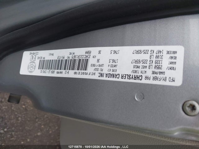 Продажа на аукционе авто 2014 Chrysler Town & Country Touring-l, vin: 2C4RC1CG1ER118679, номер лота: 12715878