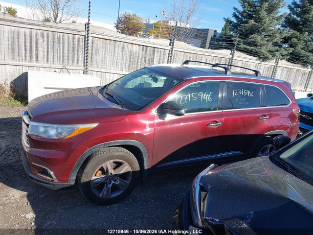 Toyota Highlander Limited 2015 5TDDKRFH7FS196263 Image 15