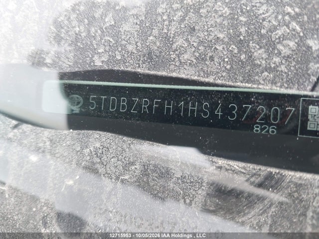Toyota Highlander Le/le Plus 2017 5TDBZRFH1HS437207 Image 9