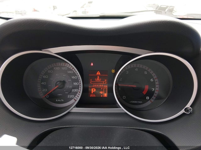 12716000 :رقم المزاد ، JA4LT21W69Z602276 vin ، 2009 Mitsubishi Outlander Es مزاد بيع