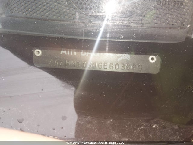 Aukcja sprzedaży 2006 Mitsubishi Endeavor Ls/rt, vin: 4A4MM31S06E603669, numer aukcji: 12716013