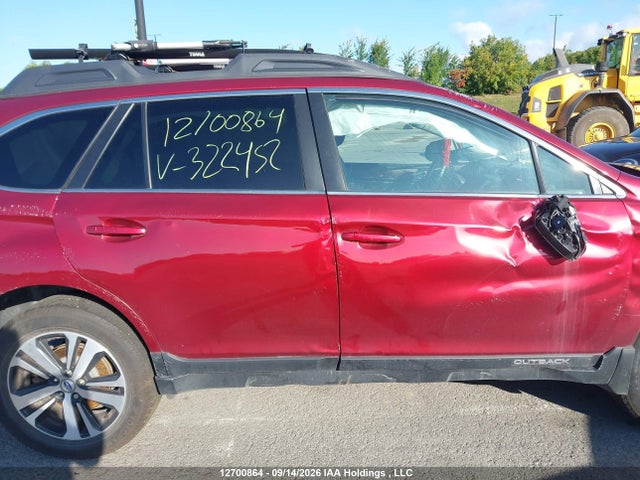 12700864 :رقم المزاد ، 4S4BSDNC9J3322452 vin ، 2018 Subaru Outback 2.5i Limited مزاد بيع