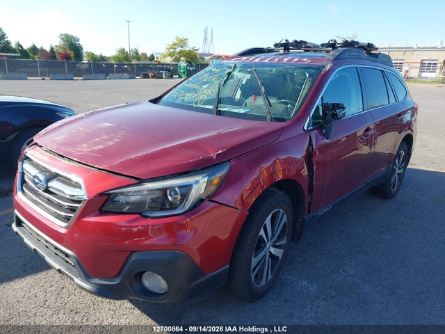 12700864 :رقم المزاد ، 4S4BSDNC9J3322452 vin ، 2018 Subaru Outback 2.5i Limited مزاد بيع