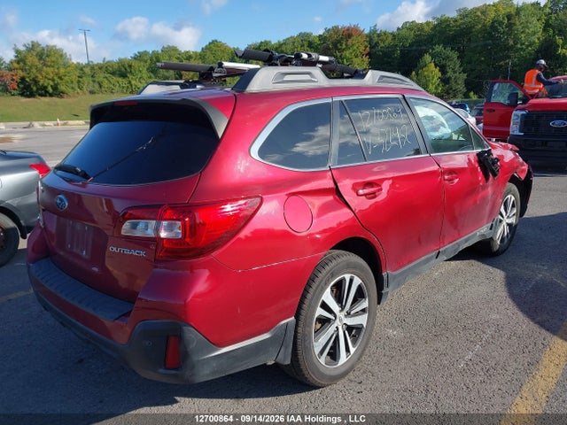 12700864 :رقم المزاد ، 4S4BSDNC9J3322452 vin ، 2018 Subaru Outback 2.5i Limited مزاد بيع