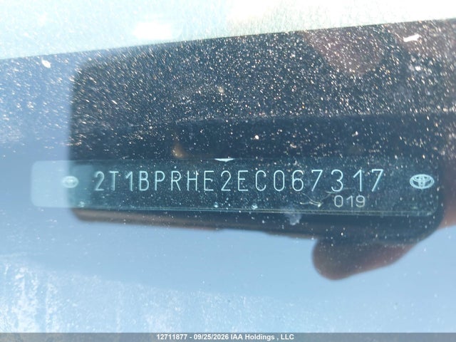 Продаж на аукціоні авто 2014 Toyota Corolla Le Eco Upgrade Pkg, vin: 2T1BPRHE2EC067317, номер лоту: 12711877