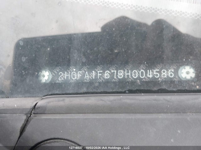 Продажа на аукционе авто 2011 Honda Civic, vin: 2HGFA1F67BH004586, номер лота: 12716027