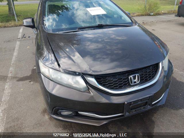 12716062 :رقم المزاد ، 2HGFB2F71DH018384 vin ، 2013 Honda Civic Touring مزاد بيع